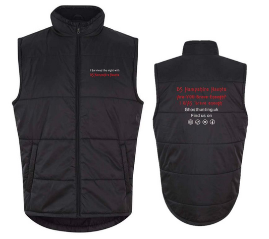 Ghosthunting UK Body Warmer Stylish Apparel for Paranormal Enthusiasts